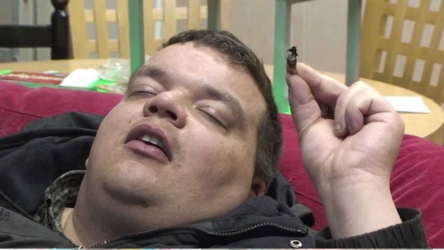 High Quality Sleeping stoner Blank Meme Template