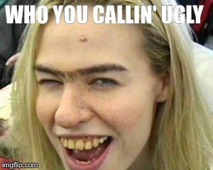 WHO YOU CALLIN' UGLY | made w/ Imgflip meme maker