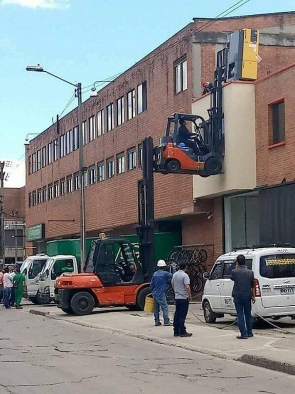 Forklift Blank Meme Template