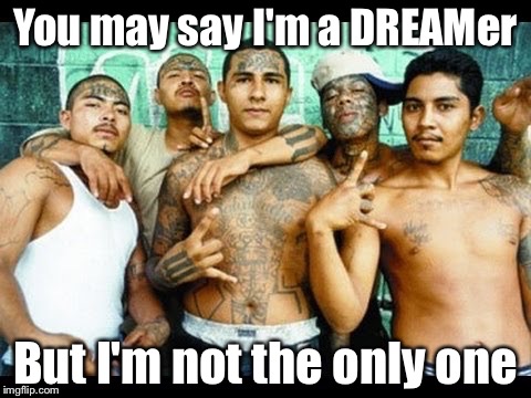 The average age of these children is 26 | You may say I'm a DREAMer; But I'm not the only one | image tagged in illegal immigration | made w/ Imgflip meme maker