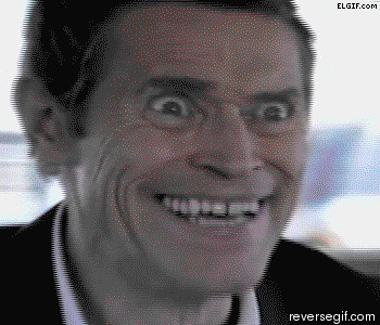 High Quality Willem Dafoe Insanity Blank Meme Template