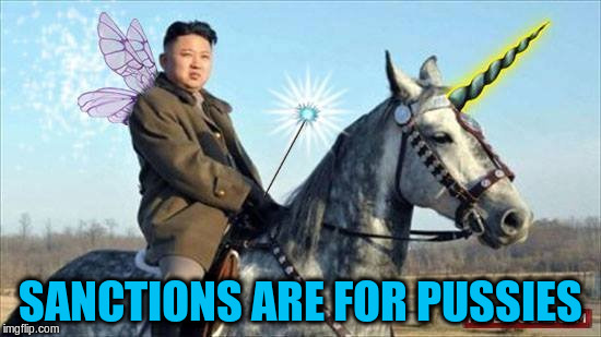 SANCTIONS ARE FOR PUSSIES | made w/ Imgflip meme maker