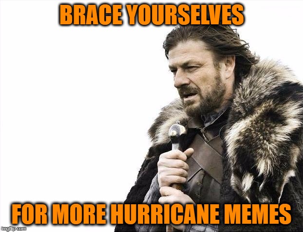 Brace Yourselves X is Coming Meme | BRACE YOURSELVES FOR MORE HURRICANE MEMES | image tagged in memes,brace yourselves x is coming | made w/ Imgflip meme maker