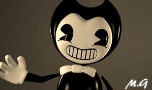 High Quality Bendy - Hello Darkness Blank Meme Template