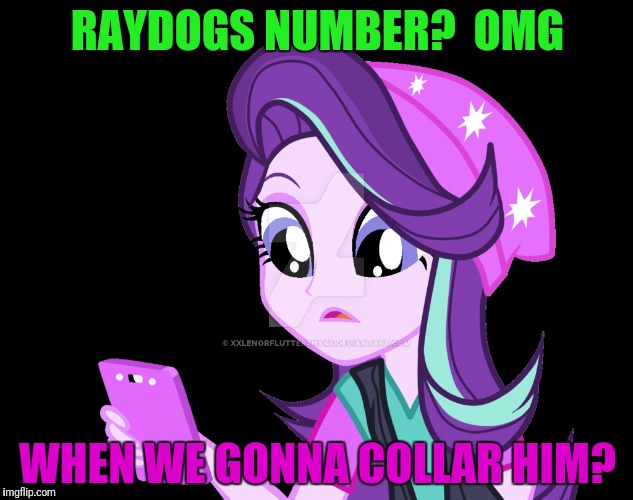 RAYDOGS NUMBER?  OMG WHEN WE GONNA COLLAR HIM? | made w/ Imgflip meme maker