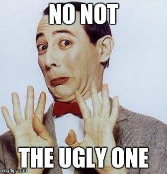 Nope | NO NOT; THE UGLY ONE | image tagged in nope | made w/ Imgflip meme maker