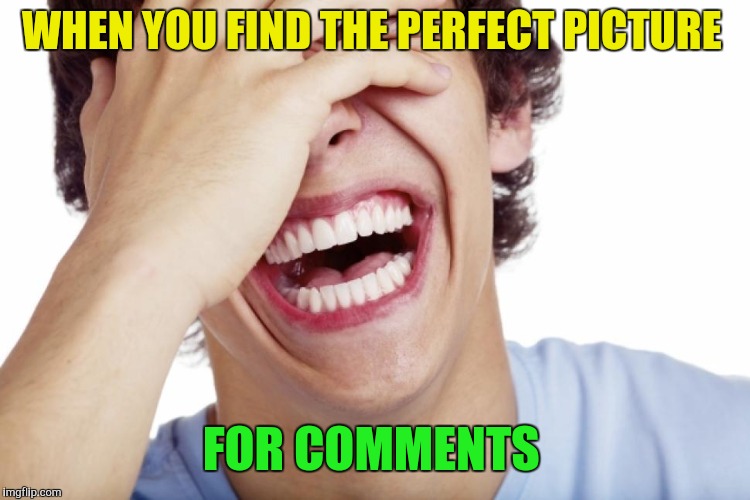 WHEN YOU FIND THE PERFECT PICTURE FOR COMMENTS | made w/ Imgflip meme maker