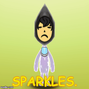 SPARKLES | SPARKLES. | image tagged in gifs,denpa,spin | made w/ Imgflip images-to-gif maker