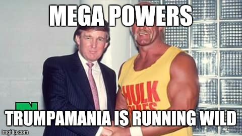 MEGA POWERS TRUMPAMANIA IS RUNNING WILD | made w/ Imgflip meme maker
