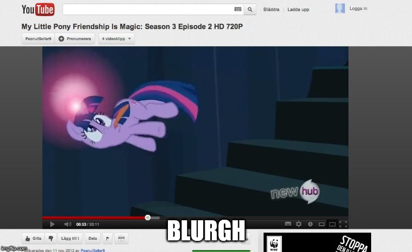 MLP | BLURGH | image tagged in mlp | made w/ Imgflip meme maker