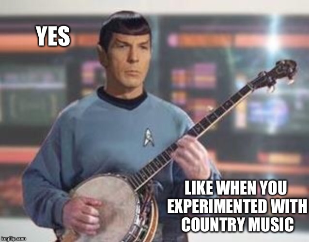 YES LIKE WHEN YOU EXPERIMENTED WITH COUNTRY MUSIC | made w/ Imgflip meme maker