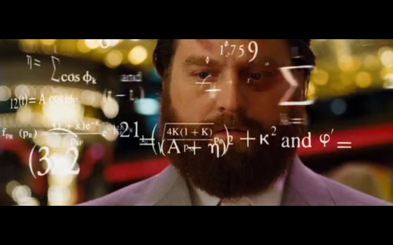 Mathematical Thoughts in the Hangover