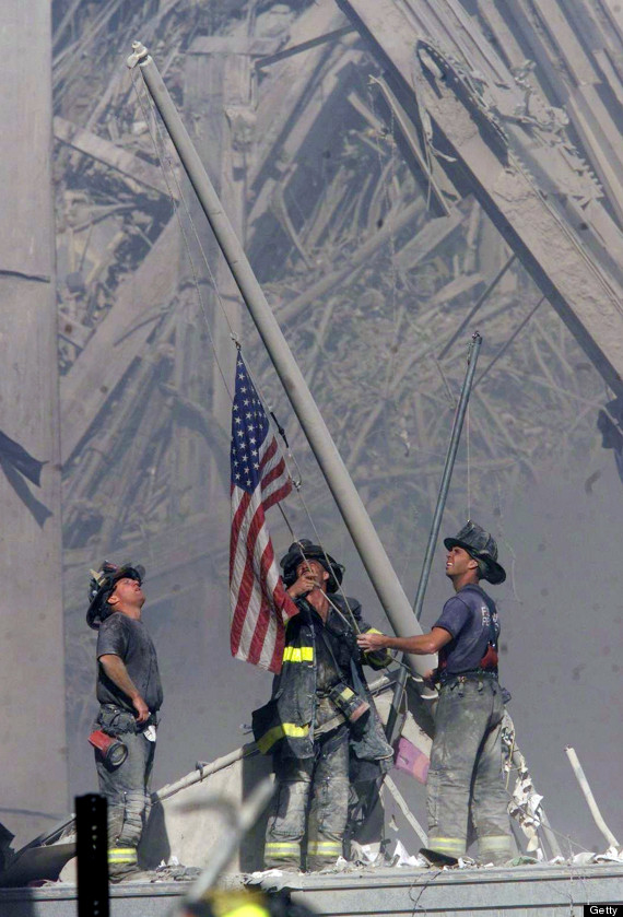 High Quality World Trade Center Flag Blank Meme Template
