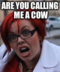 ARE YOU CALLING ME A COW | made w/ Imgflip meme maker