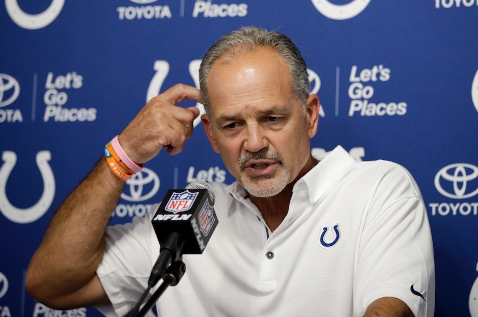 Colts coach chuck pagano  Blank Meme Template