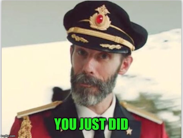 Captain obvious  | YOU JUST DID | image tagged in captain obvious | made w/ Imgflip meme maker