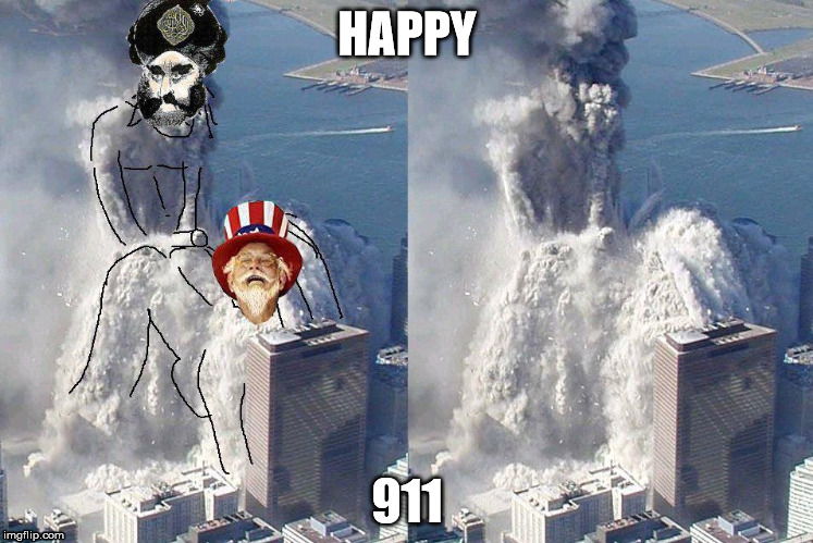once you see it, you can't unsee it | HAPPY; 911 | image tagged in 911,meme,funny,cloud | made w/ Imgflip meme maker
