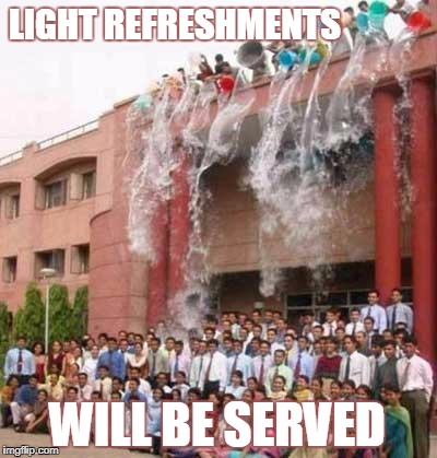 Graduation Party! | LIGHT REFRESHMENTS; WILL BE SERVED | image tagged in memes graduation,refreshments | made w/ Imgflip meme maker