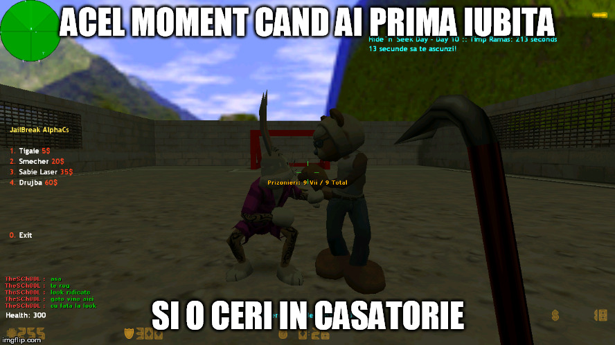 ACEL MOMENT CAND AI PRIMA IUBITA; SI O CERI IN CASATORIE | made w/ Imgflip meme maker