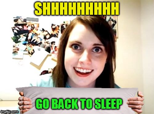 SHHHHHHHHH GO BACK TO SLEEP | made w/ Imgflip meme maker