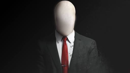 High Quality Slender Man  Blank Meme Template