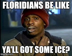 Y'all Got Any More Of That Meme | FLORIDIANS BE LIKE; YA'LL GOT SOME ICE? | image tagged in memes,yall got any more of | made w/ Imgflip meme maker