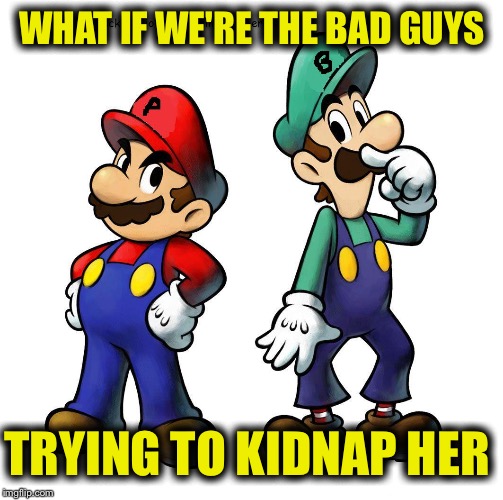 WHAT IF WE'RE THE BAD GUYS TRYING TO KIDNAP HER | made w/ Imgflip meme maker