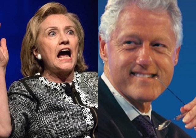 High Quality Bill and Hillary Clinton Blank Meme Template