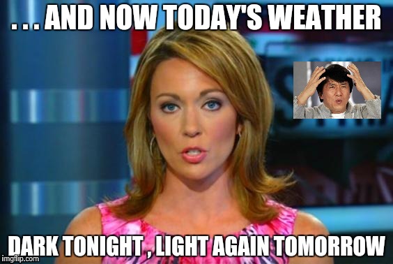 Real News Network | . . . AND NOW TODAY'S WEATHER DARK TONIGHT , LIGHT AGAIN TOMORROW | image tagged in real news network | made w/ Imgflip meme maker