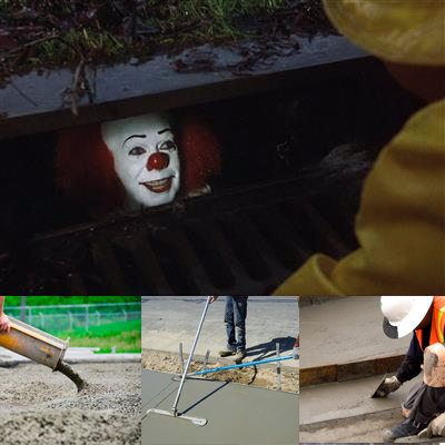 High Quality Pennywise Sewer Cover up Blank Meme Template
