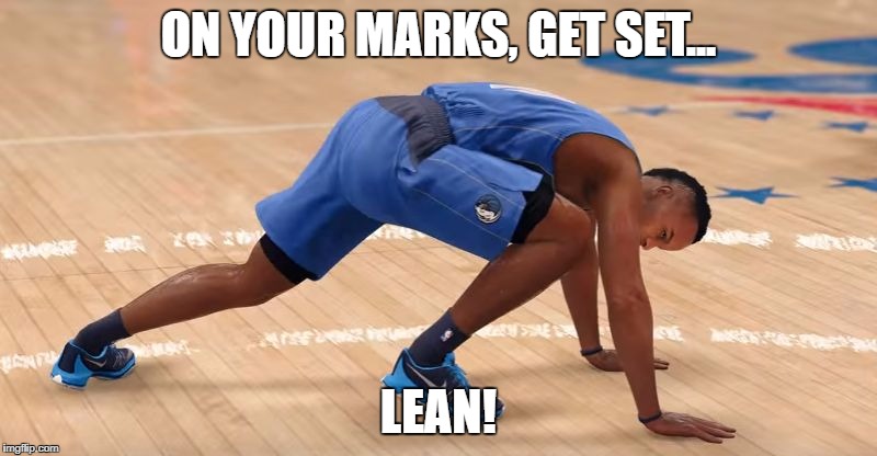 Super Leaning | ON YOUR MARKS, GET SET... LEAN! | image tagged in super leaning | made w/ Imgflip meme maker