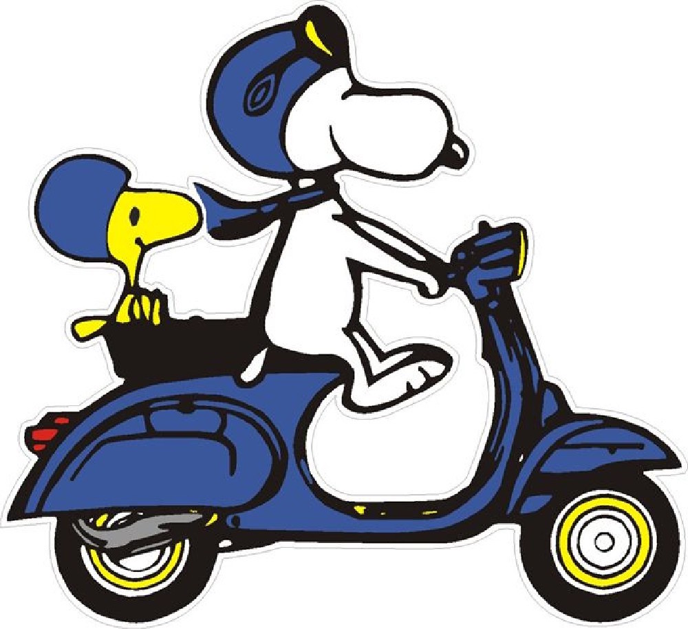 Snoopy Scooter Blank Meme Template