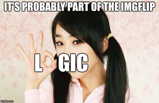 Asians Do Not Simply | IT'S PROBABLY PART OF THE IMGFLIP L    GIC | image tagged in asians do not simply | made w/ Imgflip meme maker