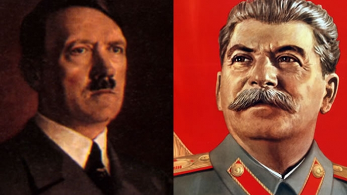High Quality Hitler/Stalin Blank Meme Template