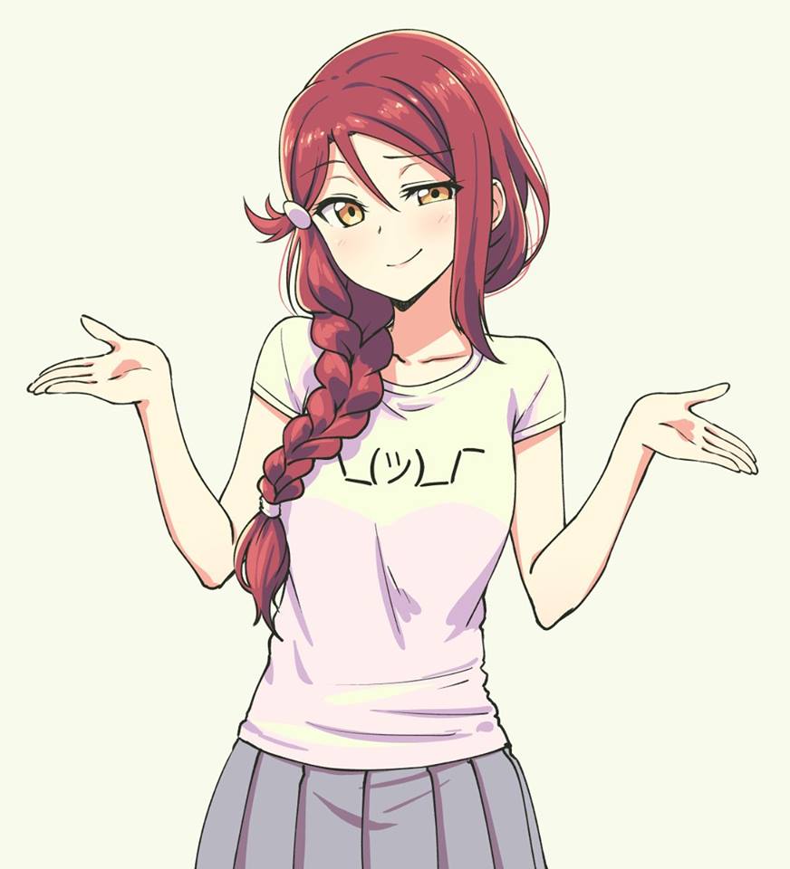 High Quality Riko Gives No Fks Blank Meme Template