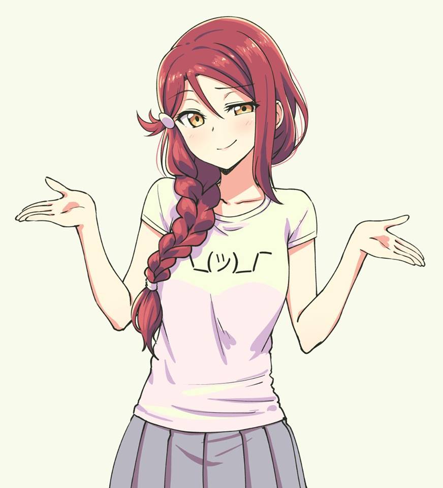 Riko Gives No Fks Blank Meme Template