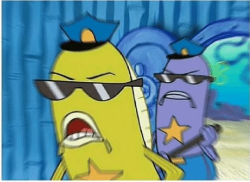 Spongebob Police Blank Meme Template