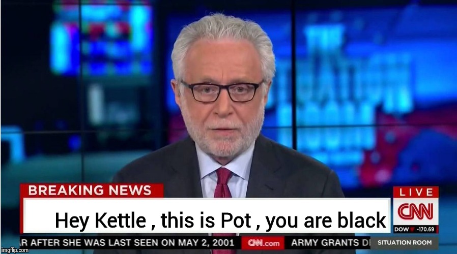 Hey Kettle , this is Pot , you are black | image tagged in corporate stooge | made w/ Imgflip meme maker