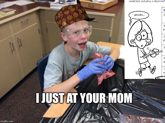 Heart eater | I JUST AT YOUR MOM | image tagged in heart eater,scumbag | made w/ Imgflip meme maker