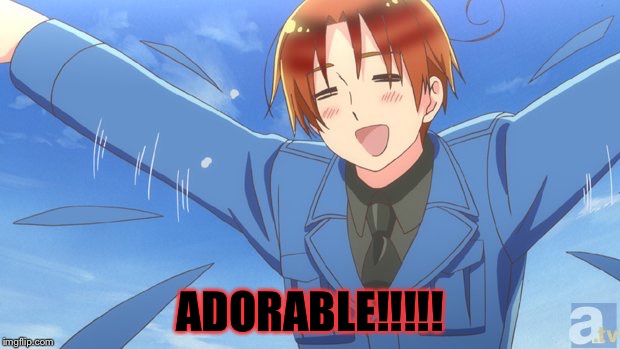 Aph Italy | ADORABLE!!!!! | image tagged in aph italy | made w/ Imgflip meme maker