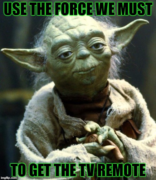 Lazy yoda
 | USE THE FORCE WE MUST; TO GET THE TV REMOTE | image tagged in memes,star wars yoda,funny | made w/ Imgflip meme maker