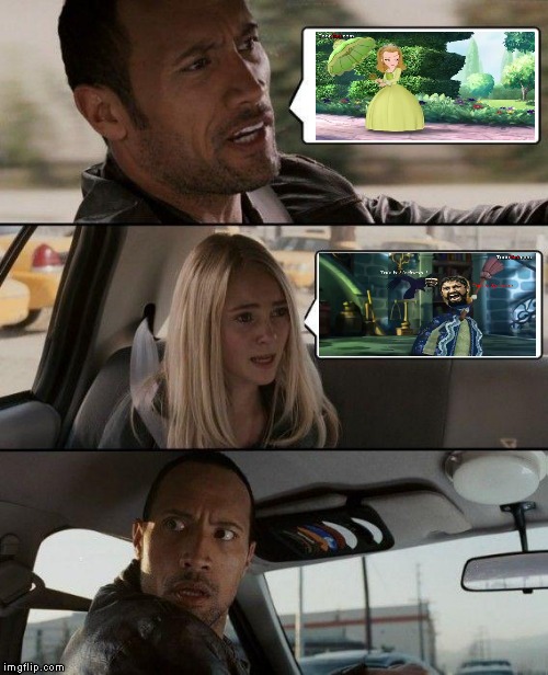 The Picture Meme Driving | image tagged in memes,the rock driving | made w/ Imgflip meme maker