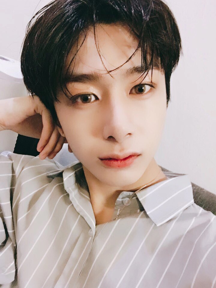 hyungwon's selca Blank Meme Template