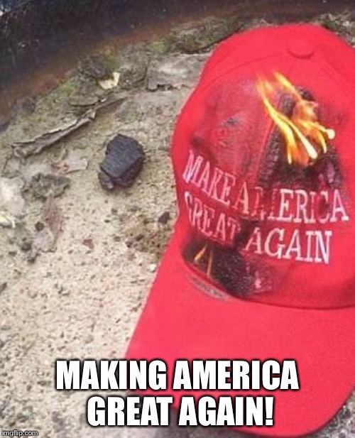 Making America great again! | MAKING AMERICA GREAT AGAIN! | image tagged in make america great again,disgusting donald trump | made w/ Imgflip meme maker