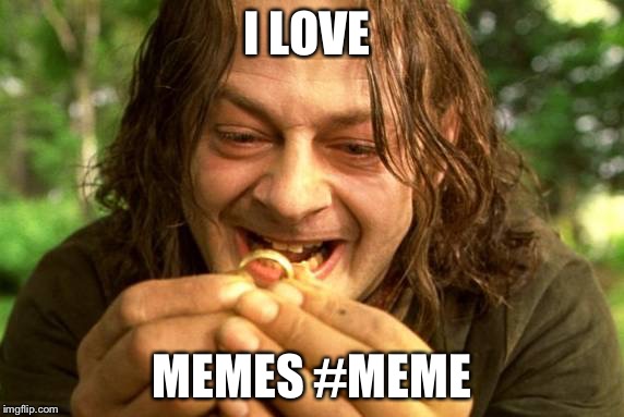 My precious | I LOVE; MEMES #MEME | image tagged in my precious | made w/ Imgflip meme maker