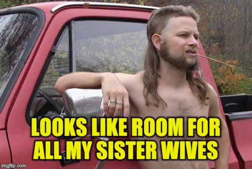 LOOKS LIKE ROOM FOR ALL MY SISTER WIVES | made w/ Imgflip meme maker