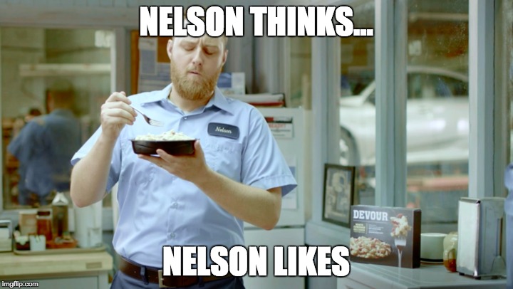 NELSON THINKS... NELSON LIKES | made w/ Imgflip meme maker