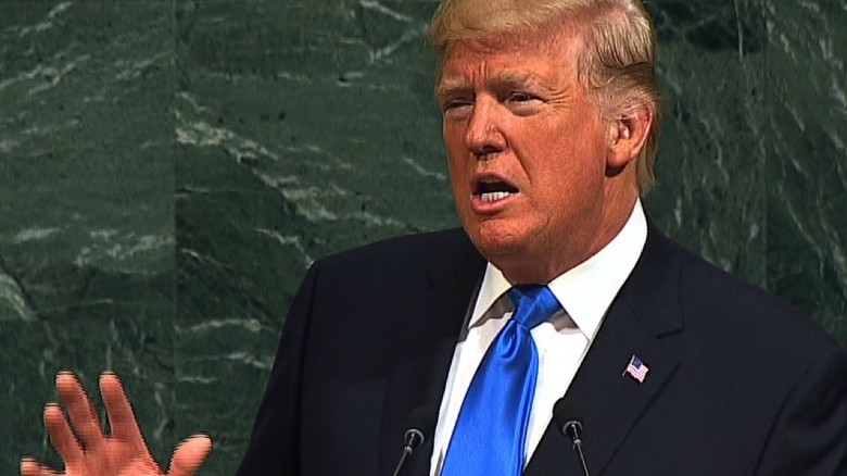 High Quality Donald Trump United Nations Blank Meme Template