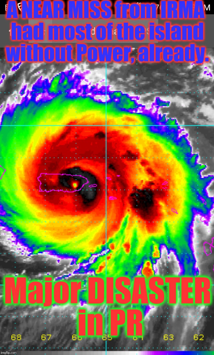 Hurricane MARIA - on the heels of Irma's Devastation. - Imgflip