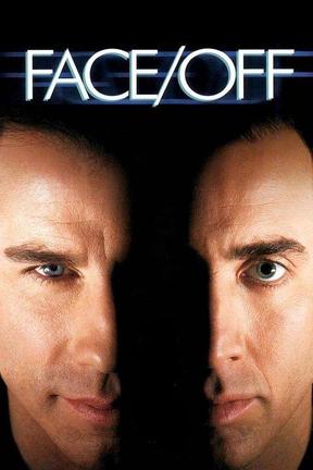 High Quality Face off John Travolta Nicolas Cage Blank Meme Template
